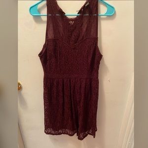 Maroon dress